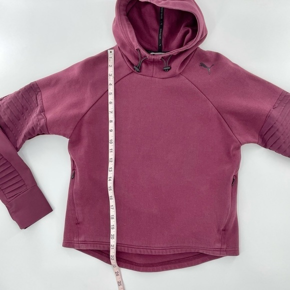 Puma Dryfit Fitted hoodie with sheer ribbing sleeve detail and zippered pockets - Picture 6 of 15